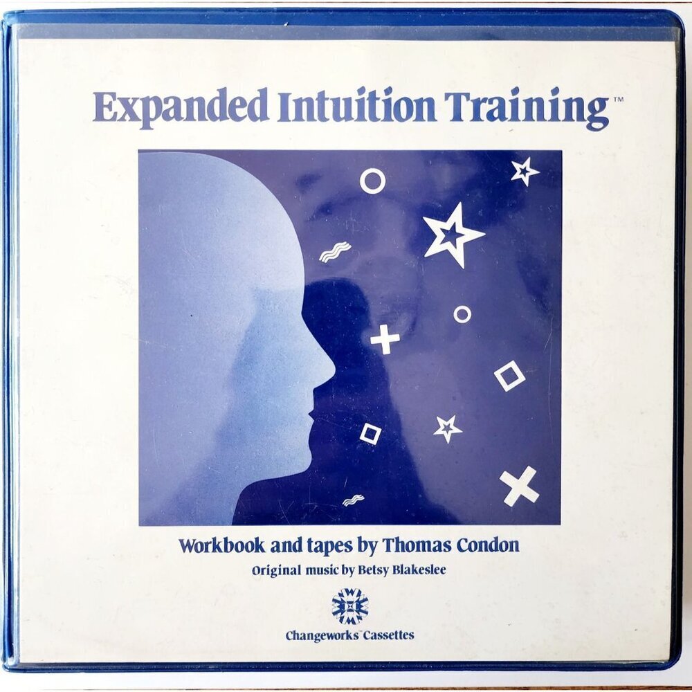 1987 Expanded Intuition Training Audiobook Cassette w/ Book Box Set Condon E31